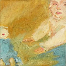 Tracey And Doll - Painting by Sue Kaplan