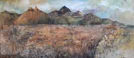 Poetry Of The Landscape - Painting by Janet Botes