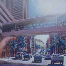 Strand Street - Acrylic Painting by Karen Wykerd