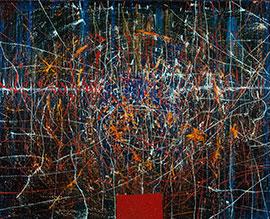 Large Hadron Collider I - Large Oil Painting by James de Villiers
