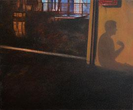 Confession At Midnight - Painting by Catherine Ocholla