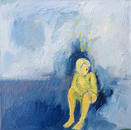 Yellow Son - Painting by Sue Kaplan