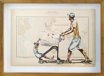 Trade With Mozambique - Original Painting by Lisette Forsyth