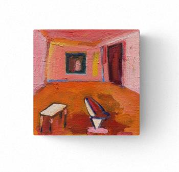 Pink Room - Painting by Sue Kaplan