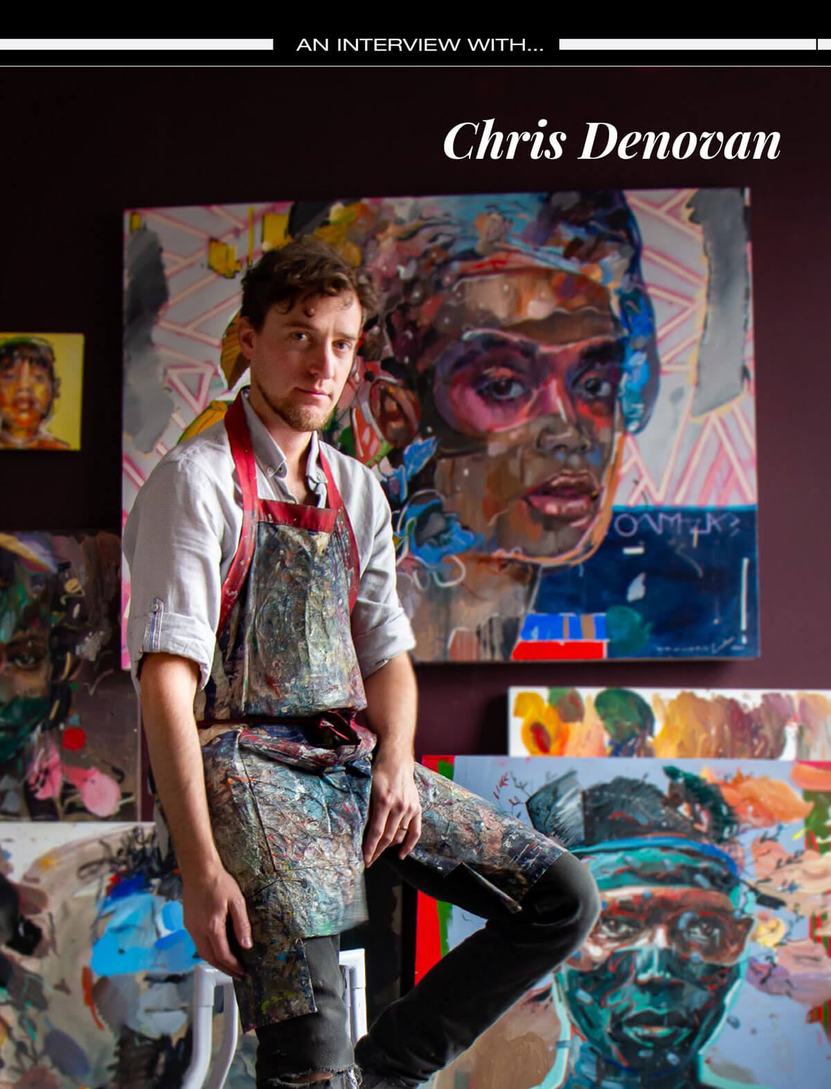 Chris Denovan in SA Artist