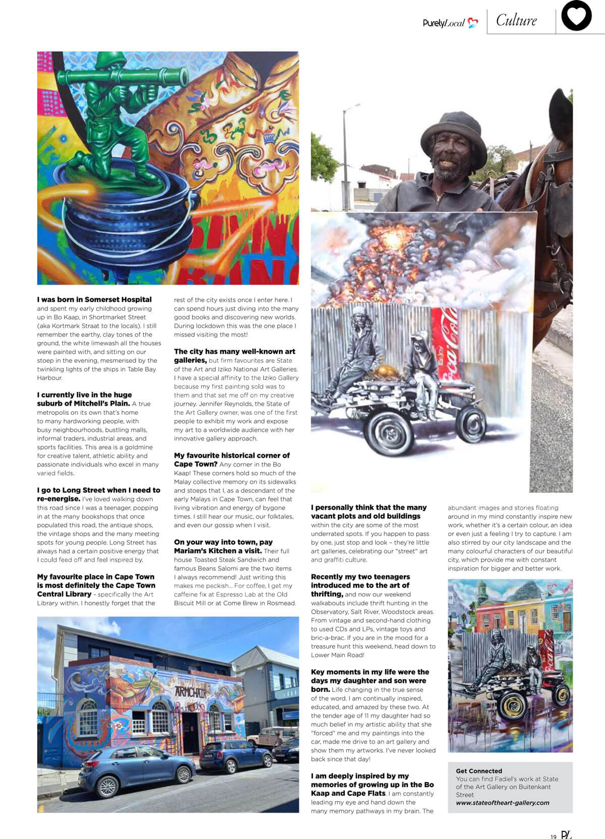 Fadiel Hermans interview in Purely Local Magazine