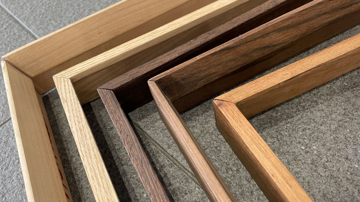 Wooden frame options