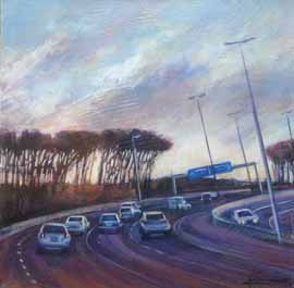 De Waal Drive - Acrylic Painting by Karen Wykerd