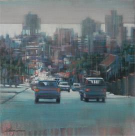 Kloof Nek II - Oil Painting by Karen Wykerd