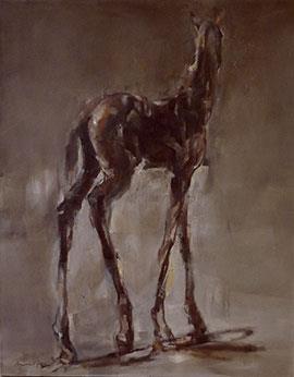 Colt - Painting by Pascale Chandler