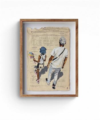 Family Day - Painting by Lisette Forsyth