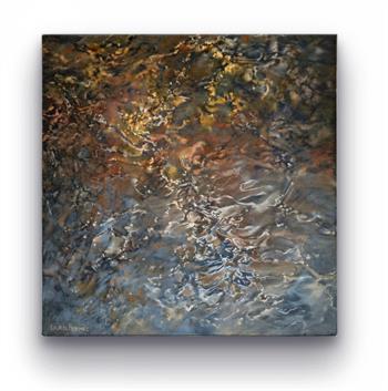Silvermine water painting by Laurel Holmes
