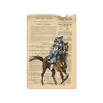 A Horse With No Name - Painting by Lisette Forsyth