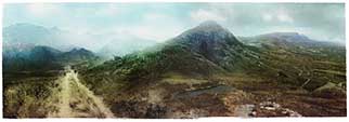 Silvermine Table Mountain - Digital Collage by Janet Botes
