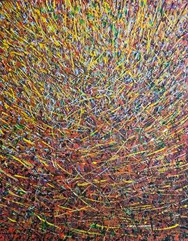 Branches - Painting by James de Villiers