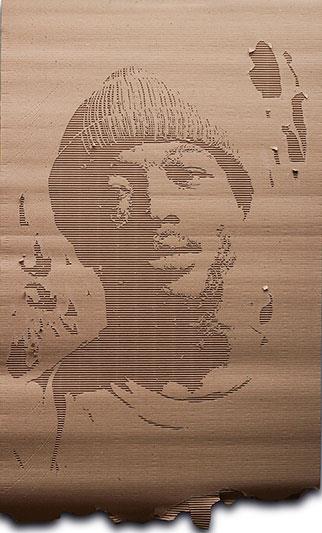 Athobe II - Paper-Cut Art by Karla Nixon