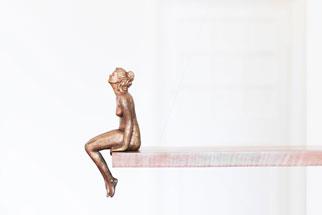 Morning (bronze) - Sculpture by Sarah Walmsley