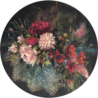 Floral Memoir - Painting by Heidi Shedlock