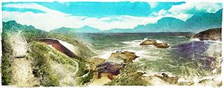 George South Coast - Digital Photomontage by Janet Botes