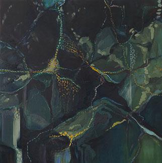 Aerial: Passages Through The Night - Painting by Tanya  Sternberg