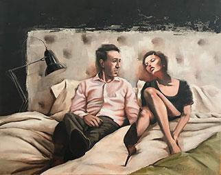 Long Day - Painting by Mila Posthumus