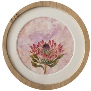 Botanica: Protea - Mixed Media by Karen Wykerd