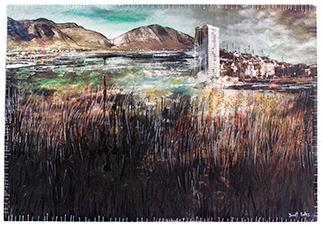 Breathe Into The Landscape - Painting by Janet Botes
