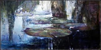 Nymphaea III - Painting by Joanne Reen