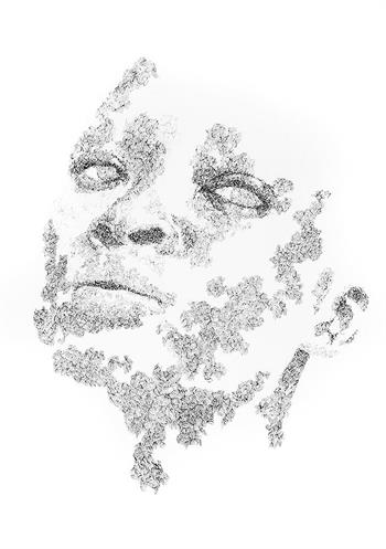 Marks Of Me #3 - Drawing by Zona Magadla
