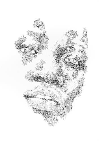 Marks Of Me #4 - Drawing by Zona Magadla