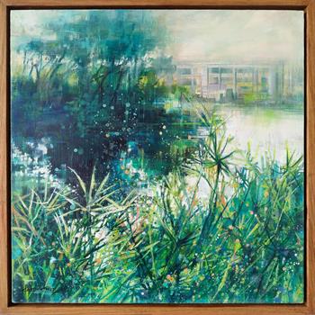 Waterways - Painting by Karen Wykerd