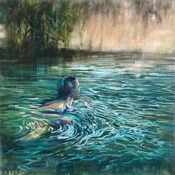 Solitude - Painting by Karen Wykerd