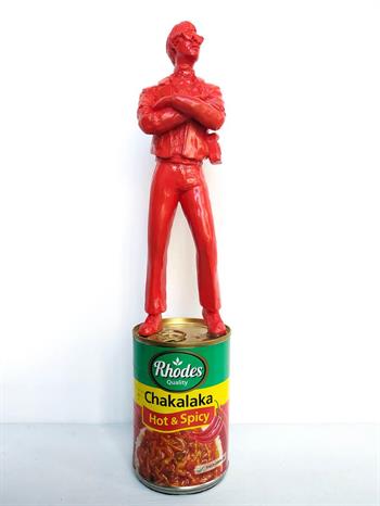 The Warhol Effect (Orange) - Sculpture by Jonathan van der Walt