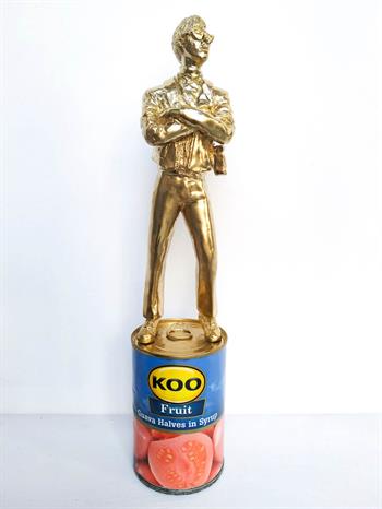 The Warhol Effect (Gold) Ed. 35/100 - Sculpture by Jonathan van der Walt