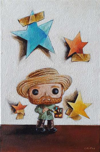 The Most Beautiful Star Of Them All - Painting by Grace Kotze