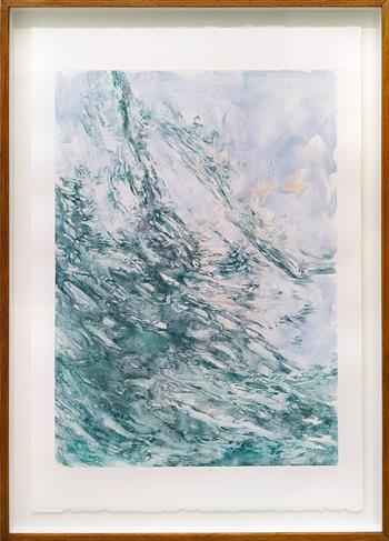 Beneath The Waters Of Sleep And Dreams II - Handmade Print by Laurel Holmes