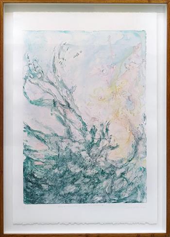 Beneath The Waters Of Sleep And Dreams IV - Handmade Print by Laurel Holmes