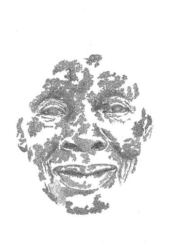 Three Women #2 - Drawing by Zona Magadla