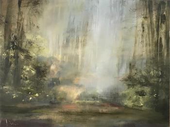 Forest Bathing - Painting by Janet Dirksen