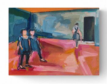 Don't Walk Away Rene - Painting by Sue Kaplan