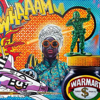 INCOMING!!! - Painting by Fadiel Hermans