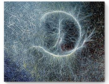 LHC3b - Painting by James de Villiers