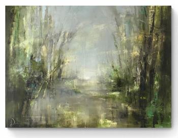 Verdant - Painting by Janet Dirksen