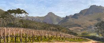 Groot Constantia View  - Painting by Joanna Lee Miller