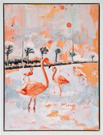 Orange Splendour - Painting by Janna Prinsloo