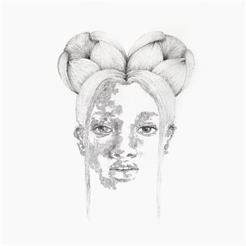 Budding Bloom II - Drawing by Zona Magadla
