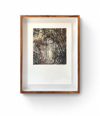 Every Leaf Speaks Bliss To Me - Painting by Karen Wykerd