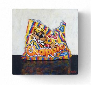 nostalgic painting of Chappies Bubblegum