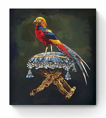 Golden Pheasant - Painting by Grace Kotze