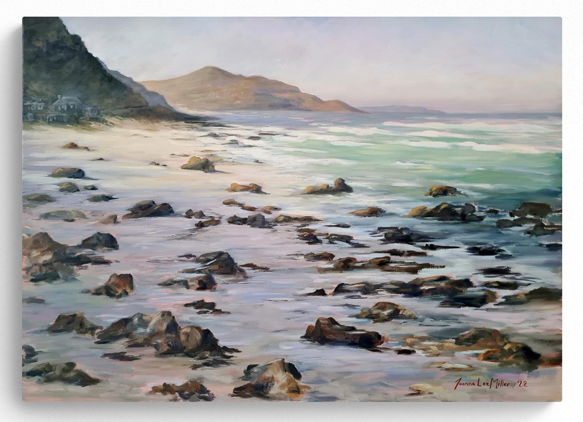 landscape painting of Misty Cliffs by Joanna Miller